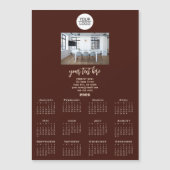 Voeg uw Logo 2026 Kalender Bedrijfsfoto toe (Voorkant)