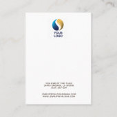 Voeg uw Logo 3 paren die een schermhouder wit zijn Visitekaartje (Achterkant)