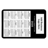 Voeg uw Logo aan deze Douane 2020 Kalender toe Magneet (Horizontaal)