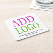 VOEG UW LOGO AAN DIT ONDERZETTER TOE (Schuin)