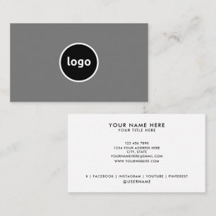 Voeg uw Logo aangepaste professionele Visitekaartj Visitekaartje