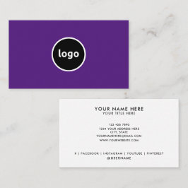 Voeg uw Logo aangepaste professionele Visitekaartj Visitekaartje