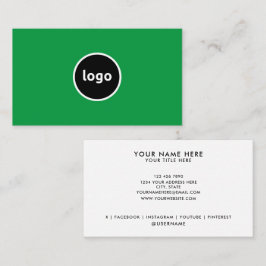 Voeg uw Logo aangepaste professionele Visitekaartj Visitekaartje