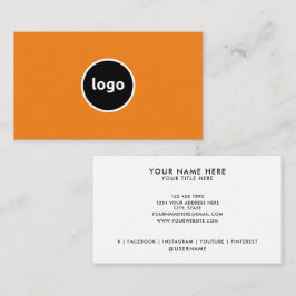 Voeg uw Logo aangepaste professionele Visitekaartj Visitekaartje