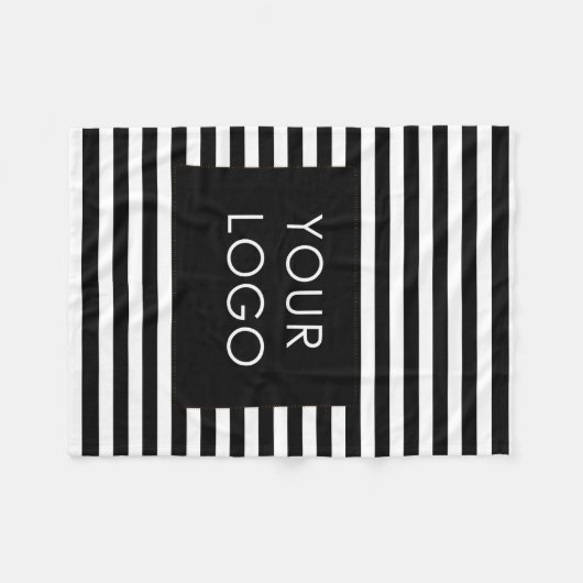 Voeg uw Logo aangepaste zakelijke grafische kaart  Fleece Deken (Voorkant (Horizontaal))