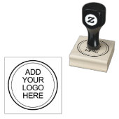 Voeg uw logo aanpasbaar toe rubberstempel (Gestempeld)