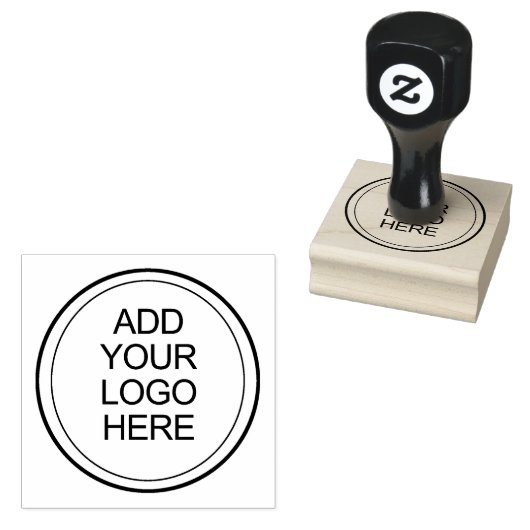 Voeg uw logo aanpasbaar toe rubberstempel (Gestempeld)