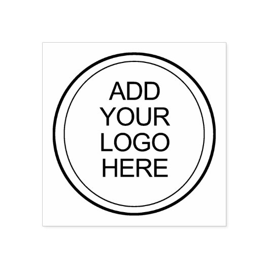 Voeg uw logo aanpasbaar toe rubberstempel (Afrduk)