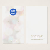 Voeg uw Logo-achterkaart toe Visitekaartje (Voorkant /achterkant)