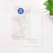 Voeg uw Logo-achterkaart toe Visitekaartje (Bureau)