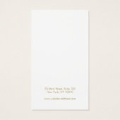 Voeg uw Logo-achterkaart toe Visitekaartje (Achterkant)