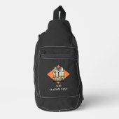 Voeg uw Logo Afbeelding toe Gratis aangepaste teks Sling Bag (Voorkant)