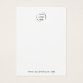 Voeg uw logo All-in-One Jewelry Display Kaart toe (Voorkant)