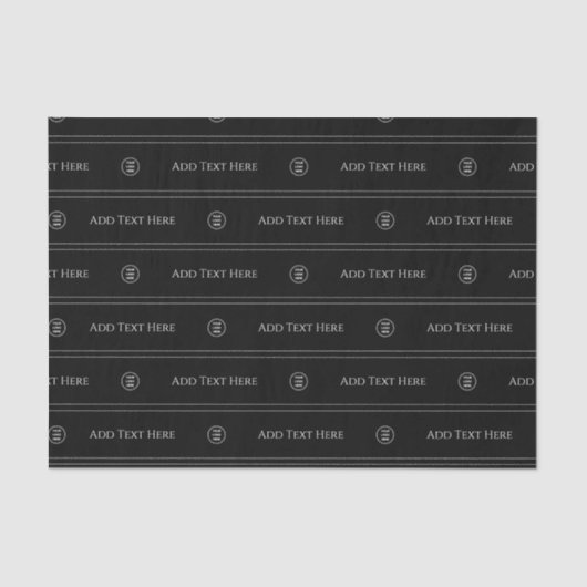 Voeg uw Logo All-Over Print Tissue Paper toe Tissuepapier (Voorkant)