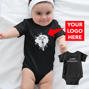 Voeg uw Logo Baby werk toe in een uniform junior l Romper