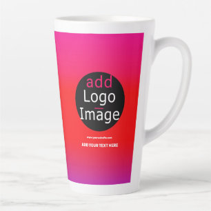 Voeg uw Logo Bedrijfsmaga toe Latte Mok