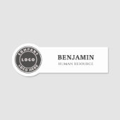 Voeg uw Logo bedrijfspersoneel persoonlijke toe Naamplaatje (Voorkant)