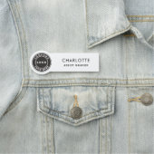 Voeg uw Logo bedrijfspersoneel persoonlijke toe Naamplaatje (In situ)