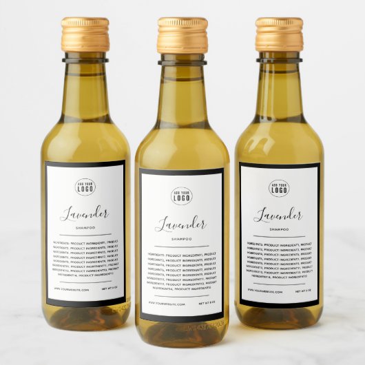 Voeg uw Logo bewerkbare randkleur productlabel toe Wijn Etiket (Flessen)