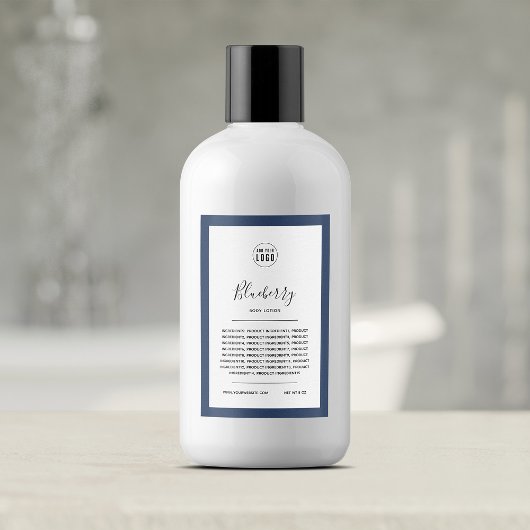 Voeg uw Logo bewerkbare randkleur productlabel toe Wijn Etiket