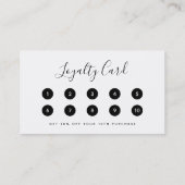 Voeg uw Logo bewerkbare randkleur toe Klantenkaartje (Achterkant)