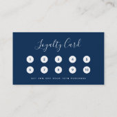 Voeg uw Logo bewerkbare randkleur toe Klantenkaartje (Achterkant)