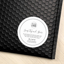 Voeg uw Logo Black Border Snap en Share toe