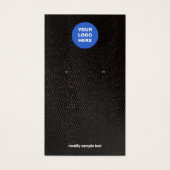 Voeg uw Logo Black Lizard Wantaarn Display Kaart t (Voorkant)