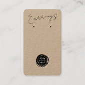 Voeg uw Logo Boutique-Kaart toe Visitekaartje (Voorkant)