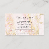 Voeg uw Logo Braid Stylist of Hair Braiding Salon  Visitekaartje (Achterkant)