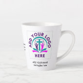 VOEG UW LOGO Business Church Merchandise TOE Latte Mok (Rechts)