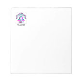 VOEG UW LOGO Business Church Merchandise TOE Notitieblok (Voorkant)