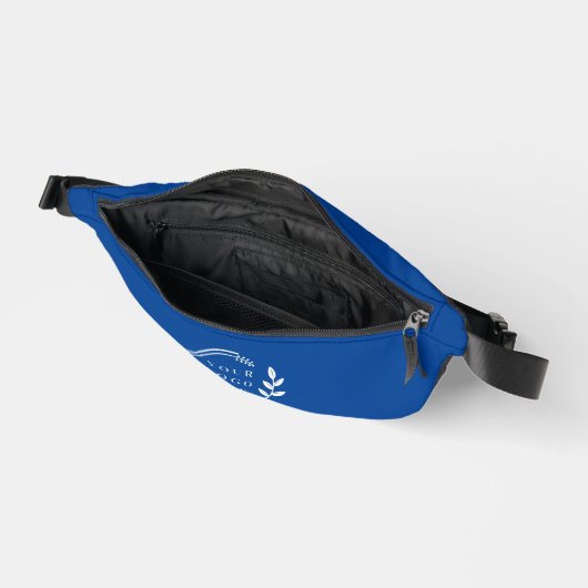 Voeg uw Logo Business Deep Blue toe Heuptasje (Open)