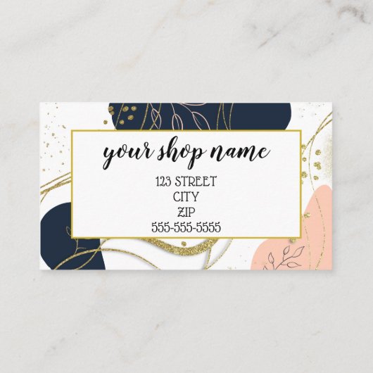 VOEG UW LOGO Business gift certificaatmarketing TO Visitekaartje (Achterkant)