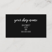 VOEG UW LOGO Business gift certificaatmarketing TO Visitekaartje (Achterkant)