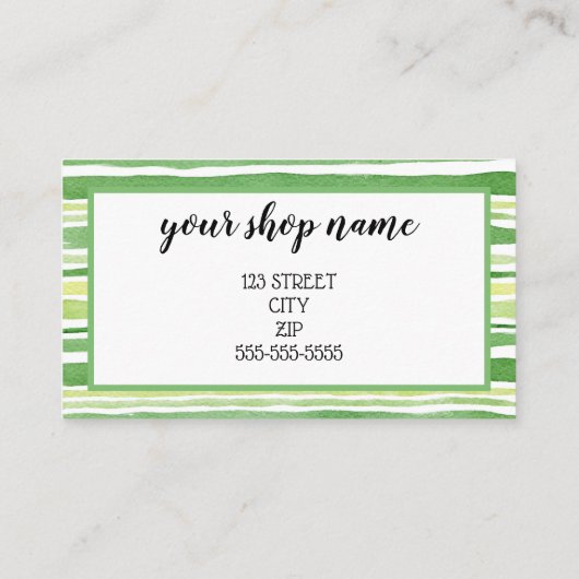 VOEG UW LOGO Business gift certificaatmarketing TO Visitekaartje (Achterkant)