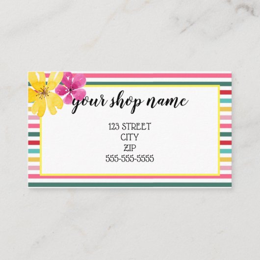 VOEG UW LOGO Business gift certificaatmarketing TO Visitekaartje (Achterkant)