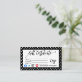 VOEG UW LOGO Business gift certificaatmarketing TO Visitekaartje (Staand voorkant)