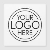Voeg uw Logo Business Modern Magnet toe (Voorkant)