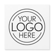 Voeg uw Logo Business Modern Magnet toe