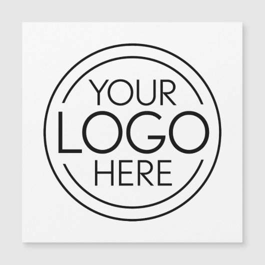 Voeg uw Logo Business Modern Magnet toe (Voorkant)