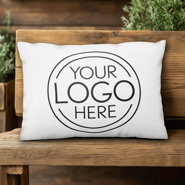 Voeg uw Logo Business Modern Minimalist toe Accent Kussen (Custom Logo Pillow)