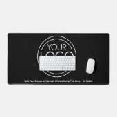 Voeg uw Logo Business Modern Minimalist toe Bureaumat (Keyboard & Muis)