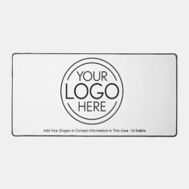 Voeg uw Logo Business Modern Minimalist toe Bureaumat