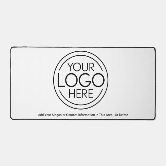 Voeg uw Logo Business Modern Minimalist toe Bureaumat (Voorkant)