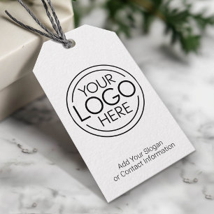 Voeg uw Logo Business Modern Minimalist toe Cadeaulabel