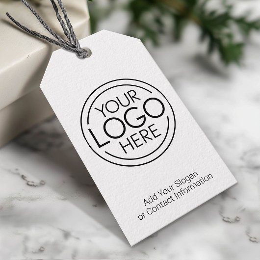 Voeg uw Logo Business Modern Minimalist toe Cadeaulabel