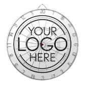 Voeg uw Logo Business Modern Minimalist toe Dartbord (Voorkant)