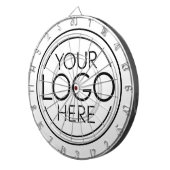 Voeg uw Logo Business Modern Minimalist toe Dartbord (Voorkant Rechts)