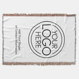 Voeg uw Logo Business Modern Minimalist toe Deken